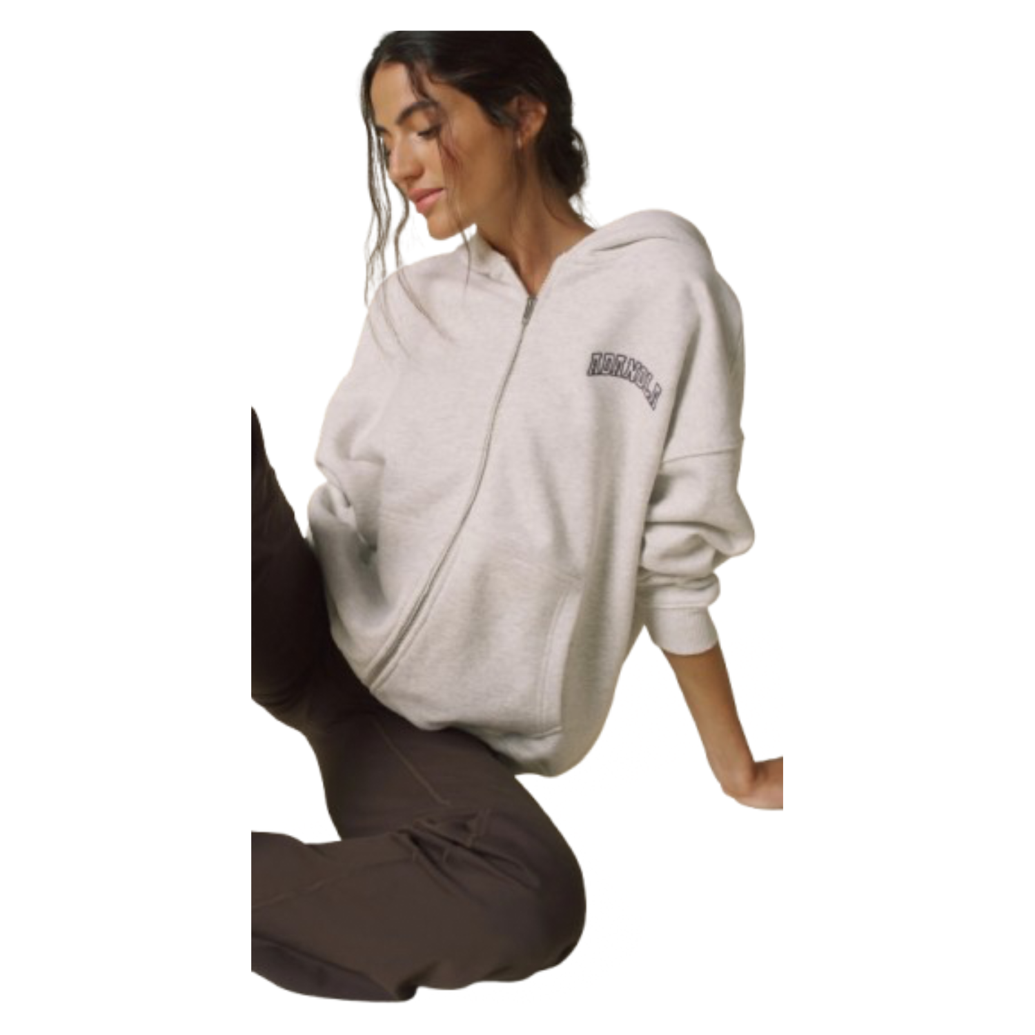 Varsity Zip-Through Hoodie